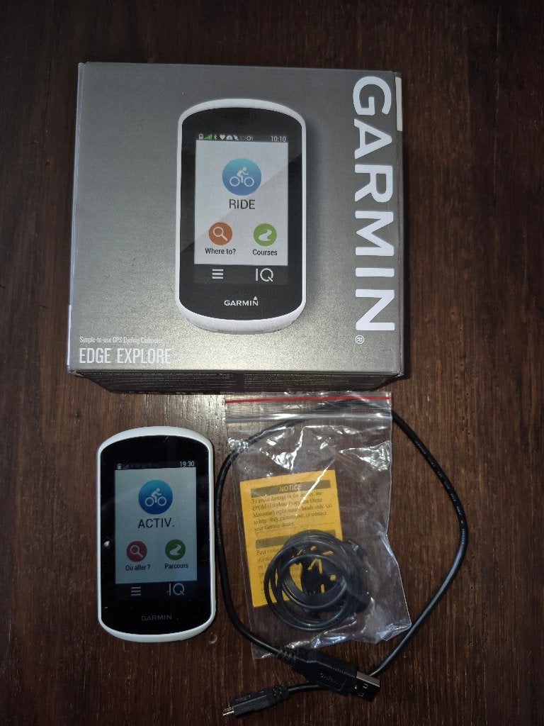 Garmin Edge Explorer, Ophalen, GPS, Zo goed als nieuw