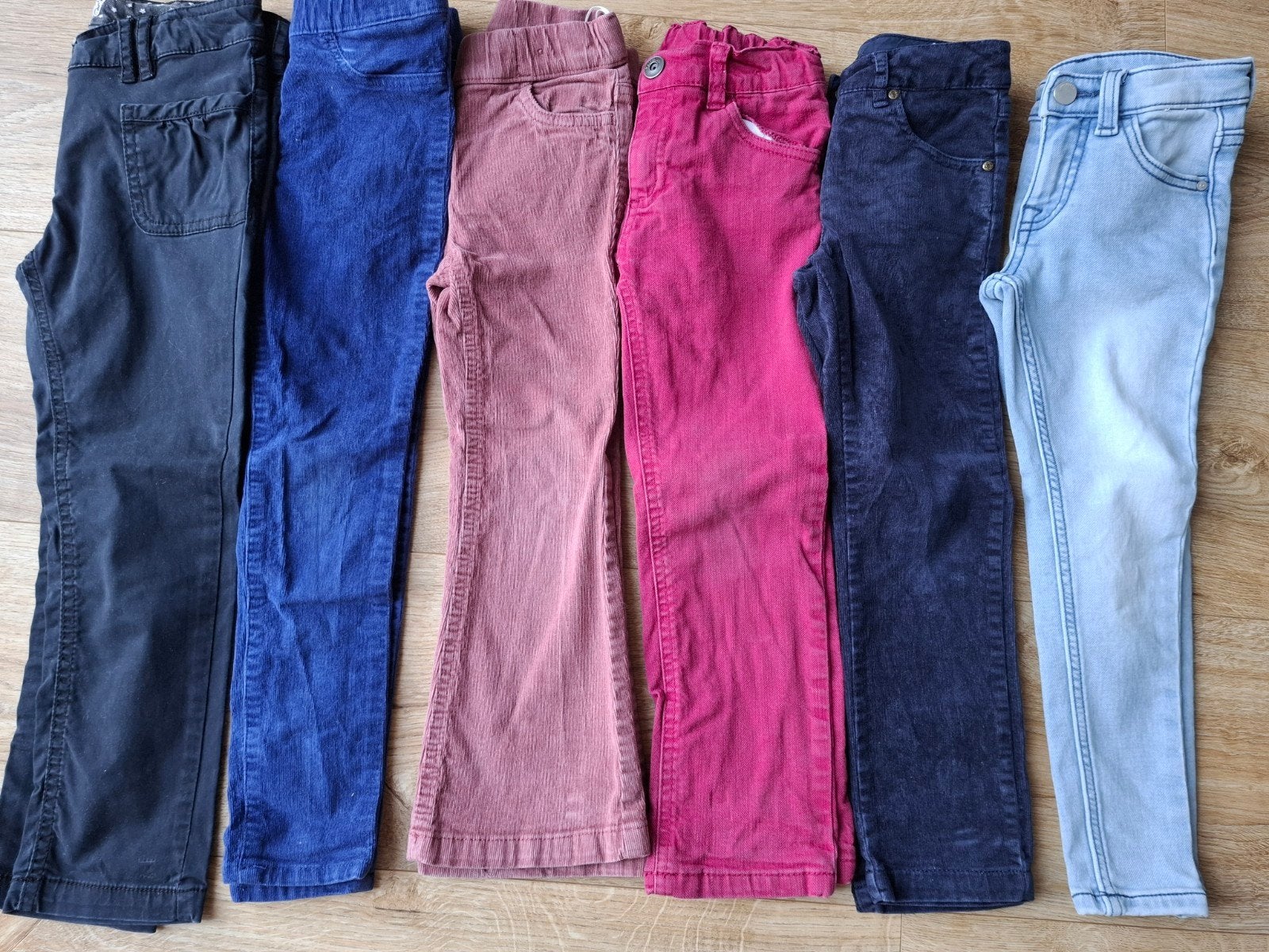 Pakket broeken meisje winter maat 104/110, Ophalen, Gebruikt, Meisje, Broek