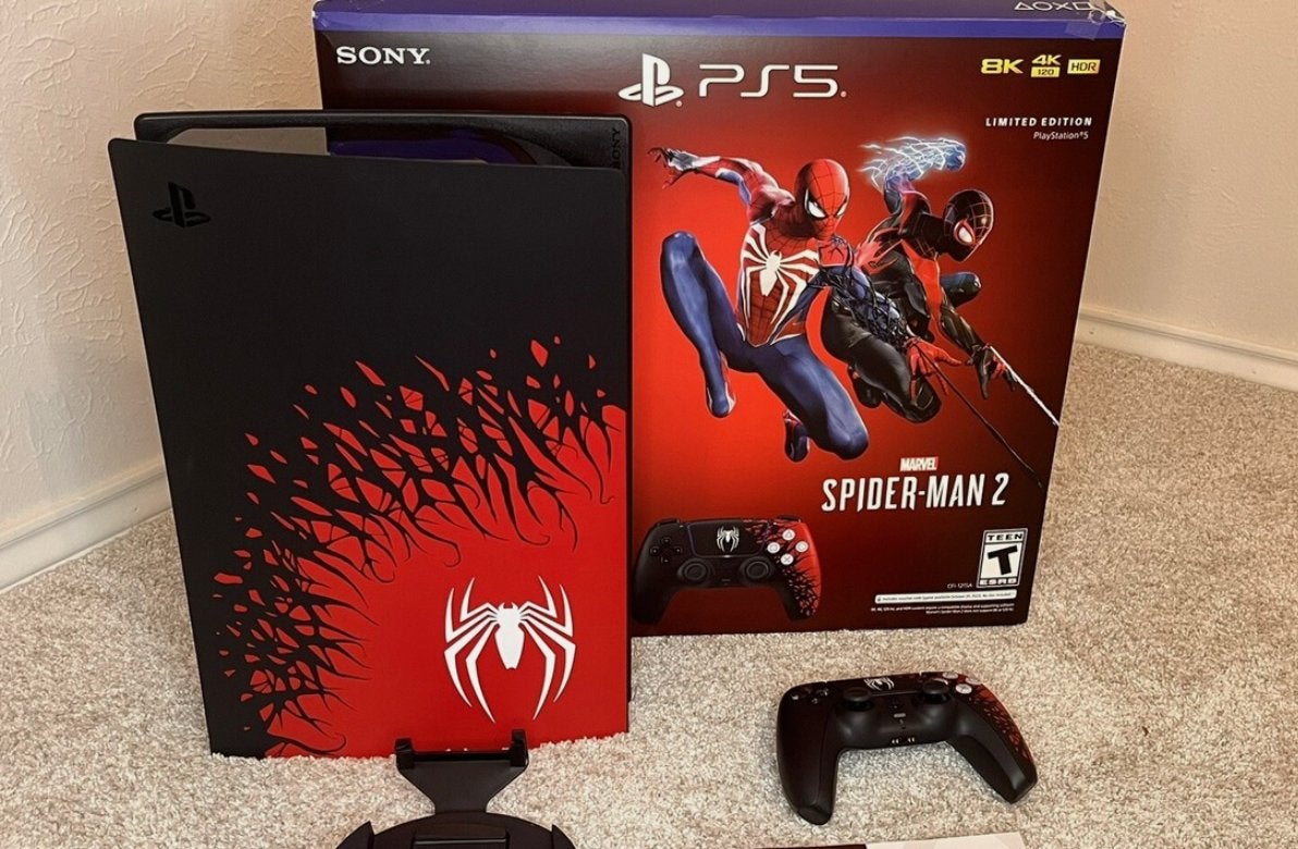 PS5 Disc Limited Edition Spider-Man, Ophalen, Zo goed als nieuw