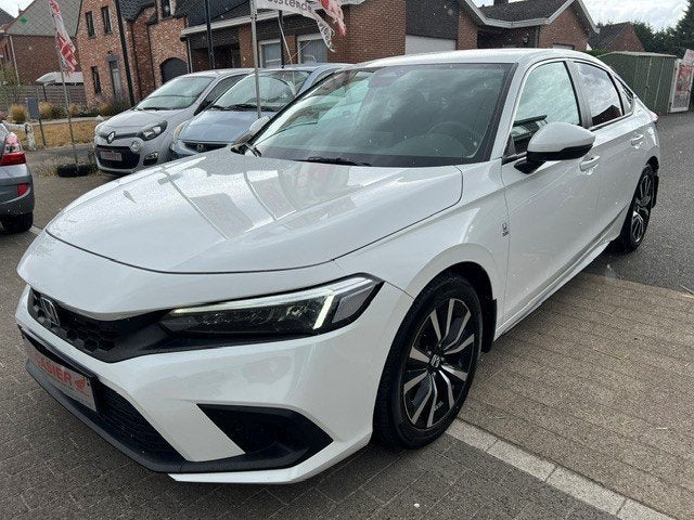 HONDA CIVIC 2.0i e: HEV  Elegance Nieuwstaat !!!, Auto's, Stof, 4 cilinders, Parkeerassistent, Zwart