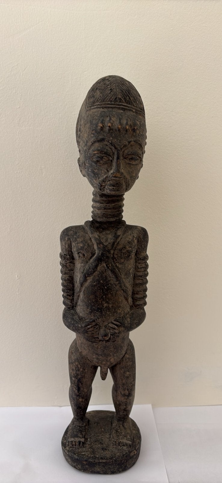 Statuette masculine Baoulé / Lulua – Art Africain, Maison & Meubles, Accessoires pour la Maison | Statues de Bouddha, Enlèvement ou Envoi