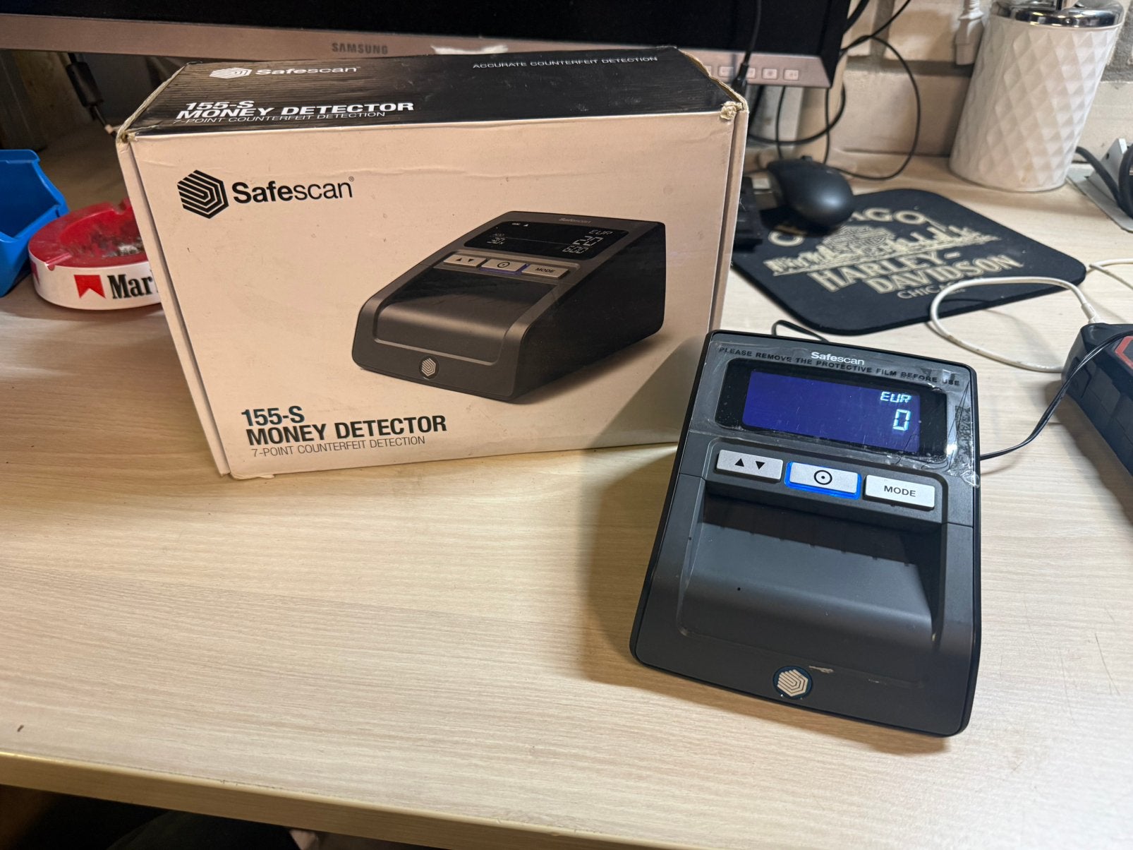 Safescan 155-S automatische valsgelddetector –, Ophalen