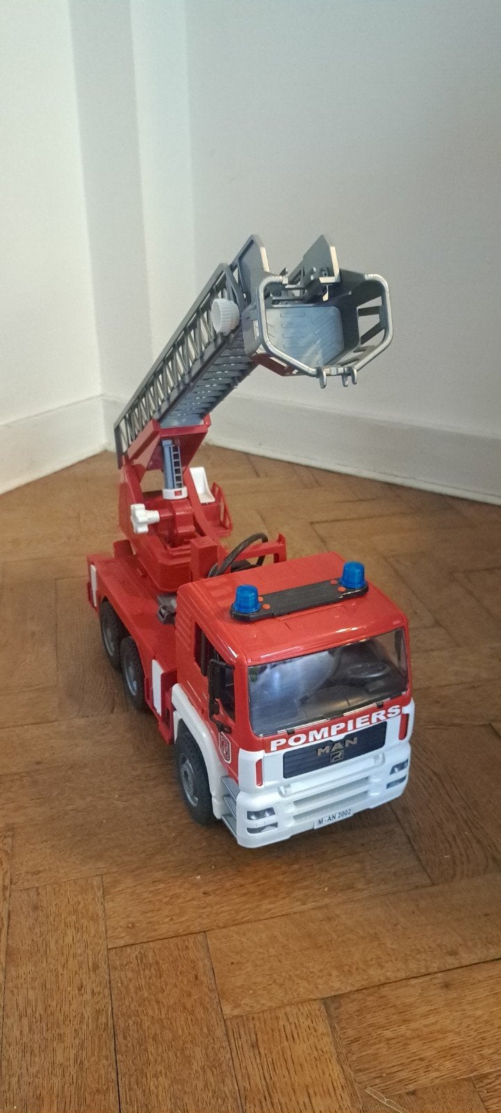 Jeu camion de pompier, Enlèvement