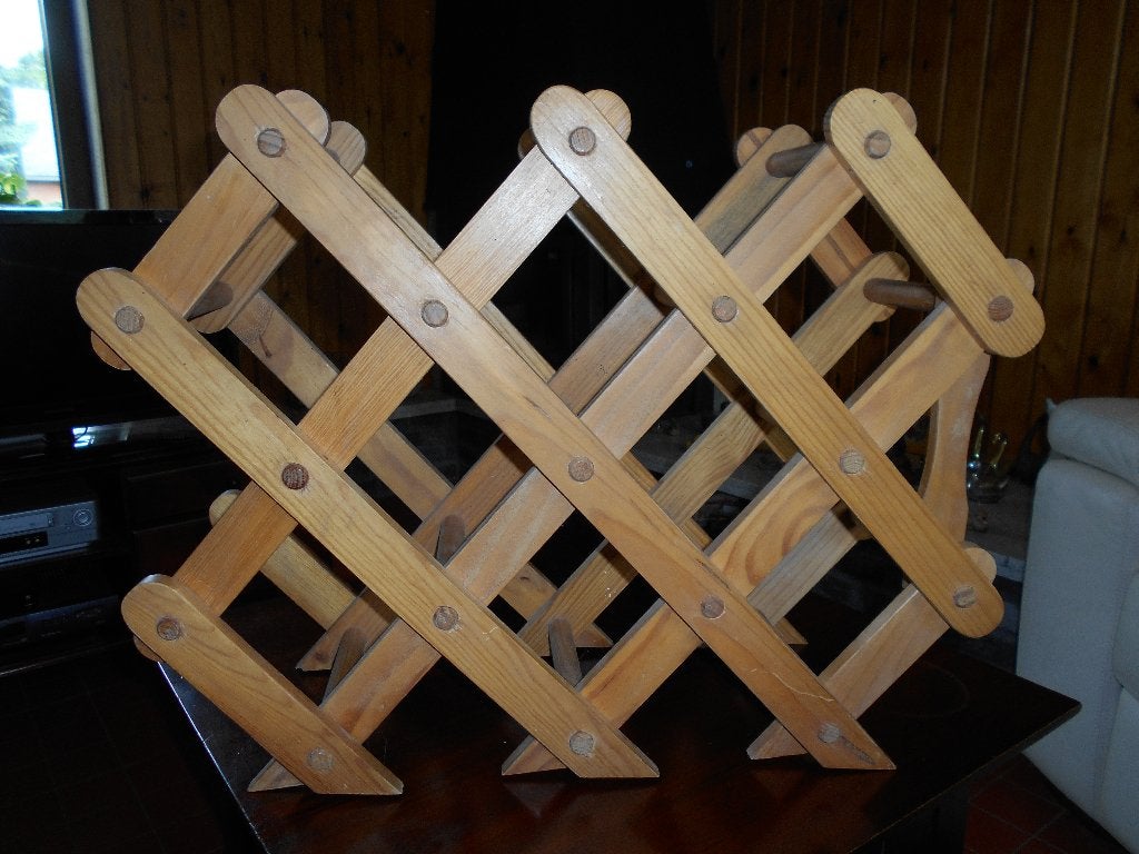2 ranges bouteilles en bois, Enlèvement, Bois