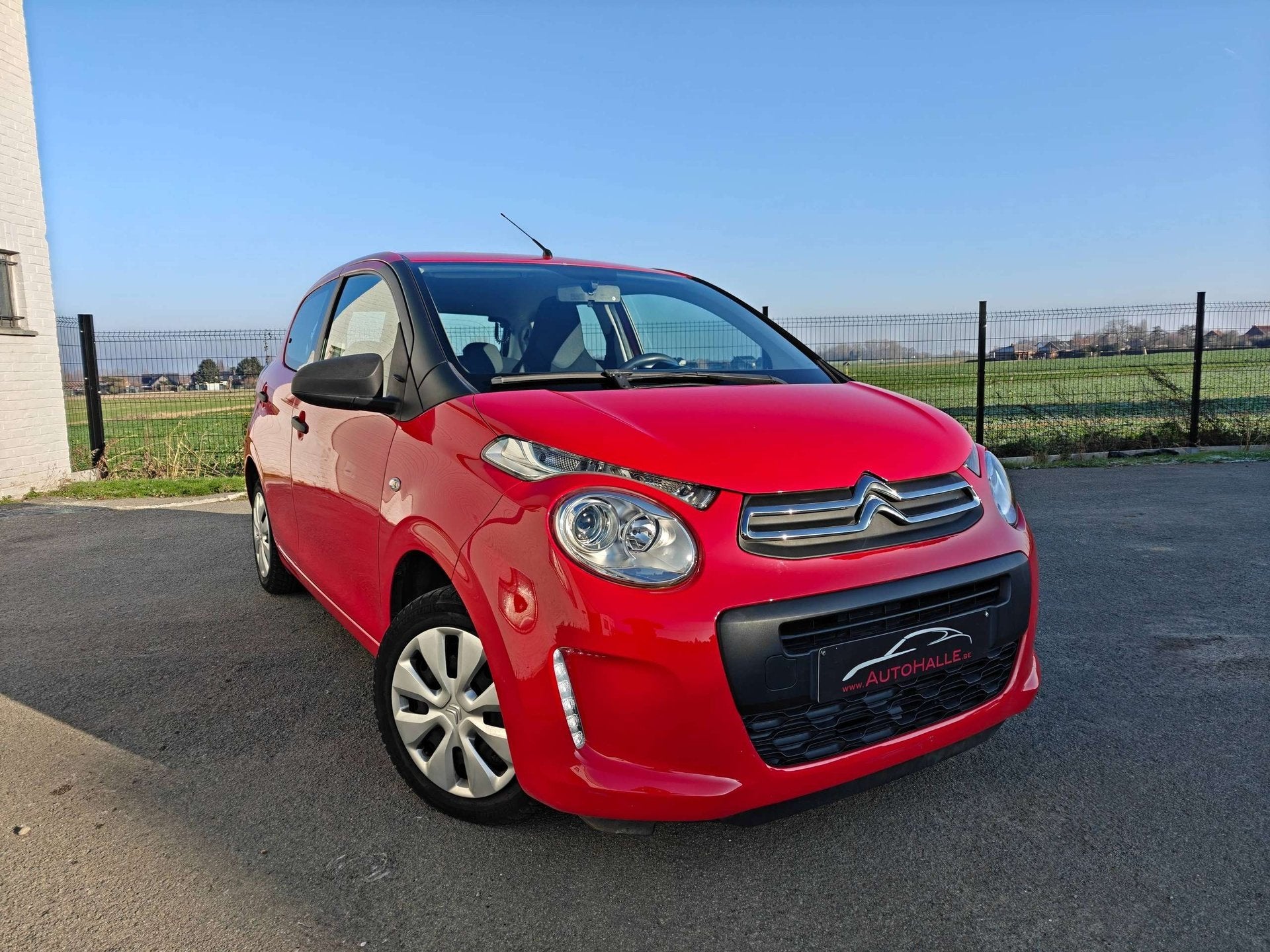 Citroen C1 C1 1.0 VTi Live 5 deurs - 51.000km - 12M GARANTIE, Autos, Rouge, Achat, 998 cm³, Euro 6
