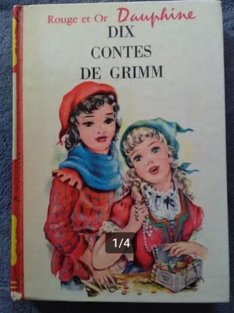 „Ten Grimm Tales” Rouge et Or Dauphine (1958), Ophalen of Verzenden, Gelezen, Jacob Grimm, Wilhelm Grimm