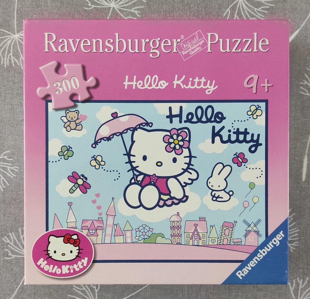 puzzel hello Kitty, Enfants & Bébés, Enlèvement ou Envoi, Plus de 50 pièces, Utilisé