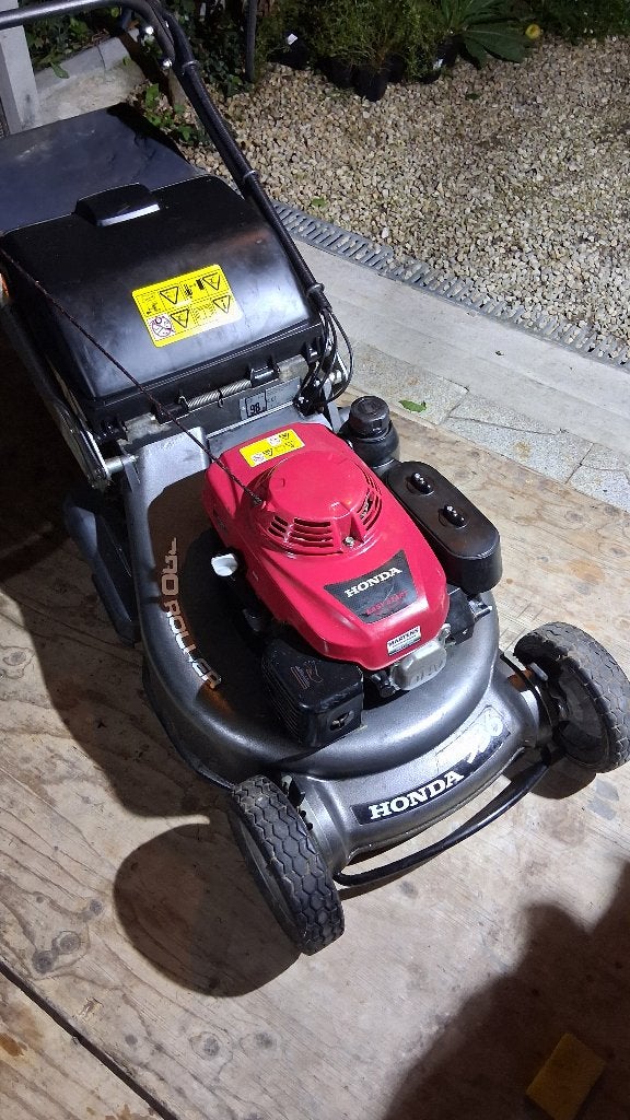 Grasmaaier honda pro roller, Tuin en Terras, Ophalen, Gebruikt, 50 cm of meer, Opvangzak