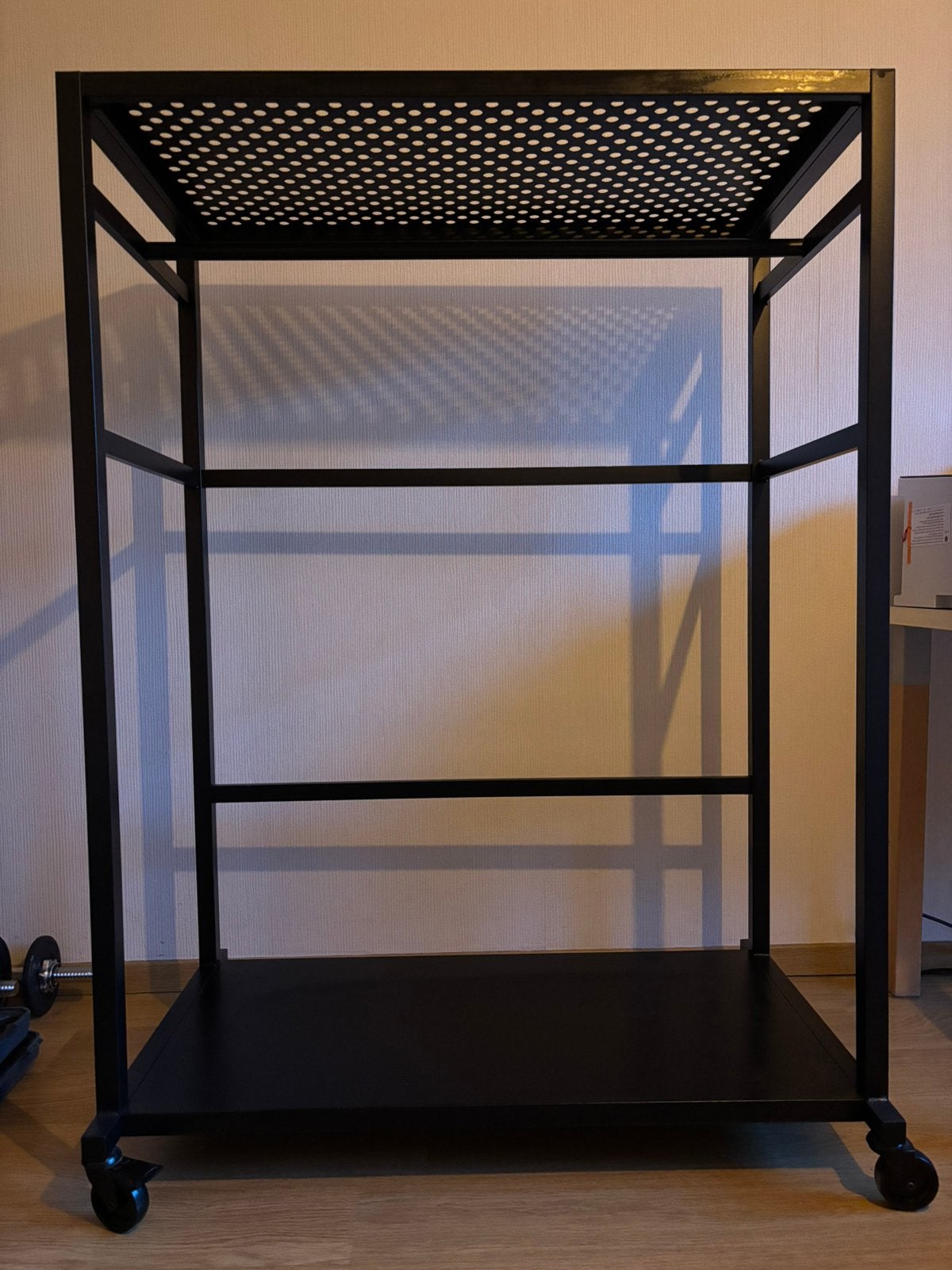 Structure de rangement/portant vêtements sur roulettes IKEA, Enlèvement, Comme neuf