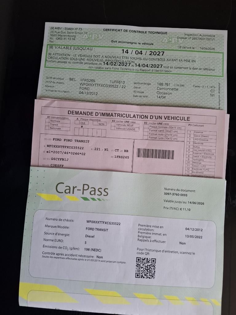 CAMIONNETTE & UTILITAIRE, Autos, Camionnettes & Utilitaires, Euro 5, Achat, 3 places, Boîte manuelle