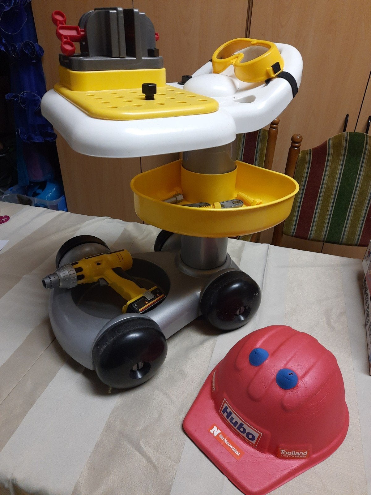 werkwagentje met werkgerief, Kinderen en Baby's, Speelgoed | Kinderpuzzels, Ophalen