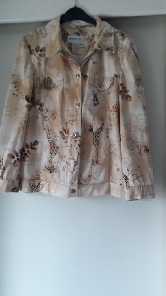 dames zomerjas met giraffe print maat 38, Enlèvement ou Envoi, Comme neuf, Taille 38/40 (M), Autres couleurs