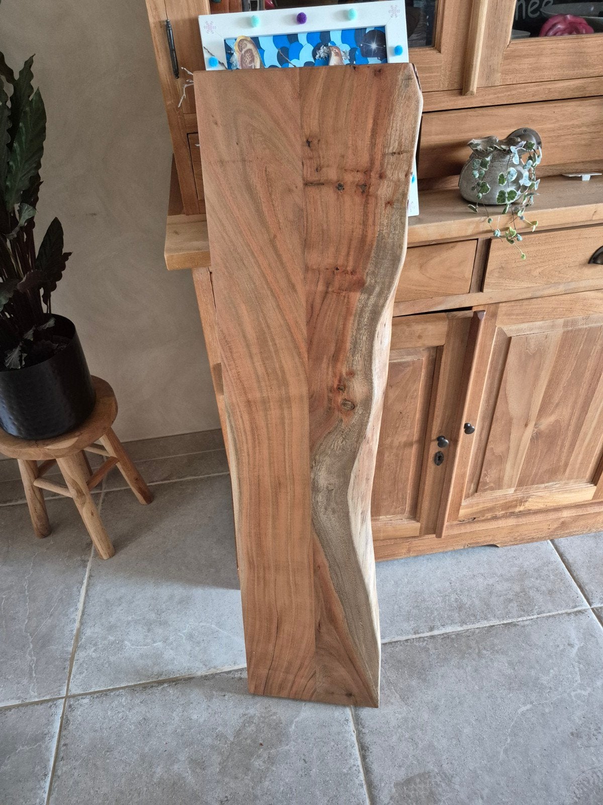 Mooie grote wandplank, Ophalen