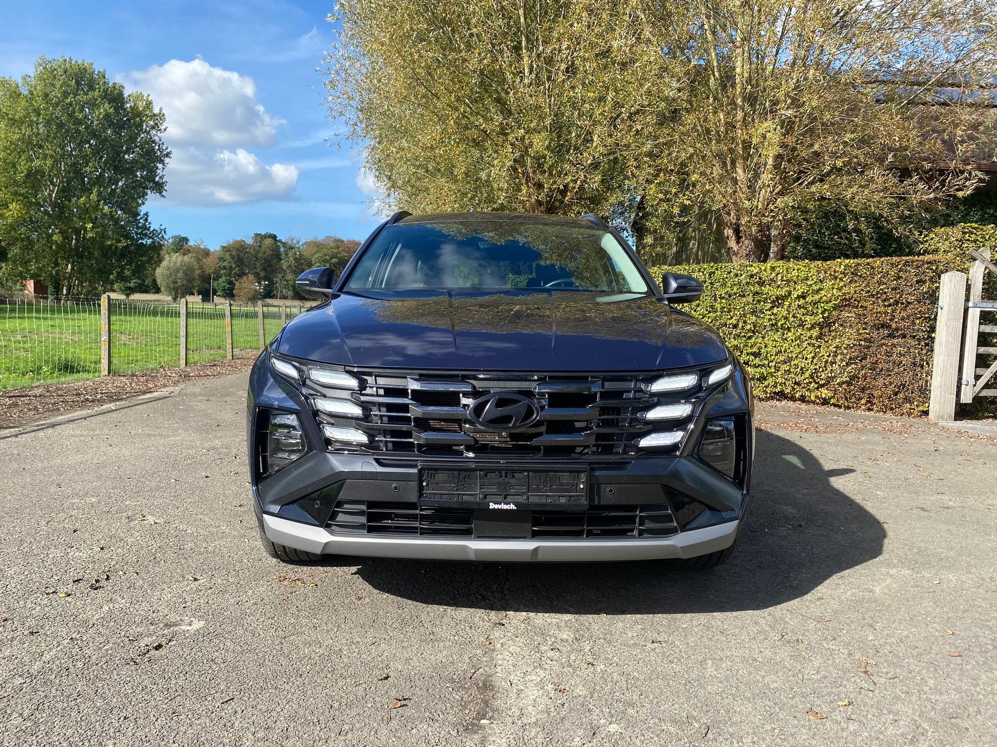 Hyundai Tucson HEV 1.6 T-GDi A/T SHINE 215 A6 (bj 2024), Gebruikt, 4 cilinders, Blauw, 5 zetels