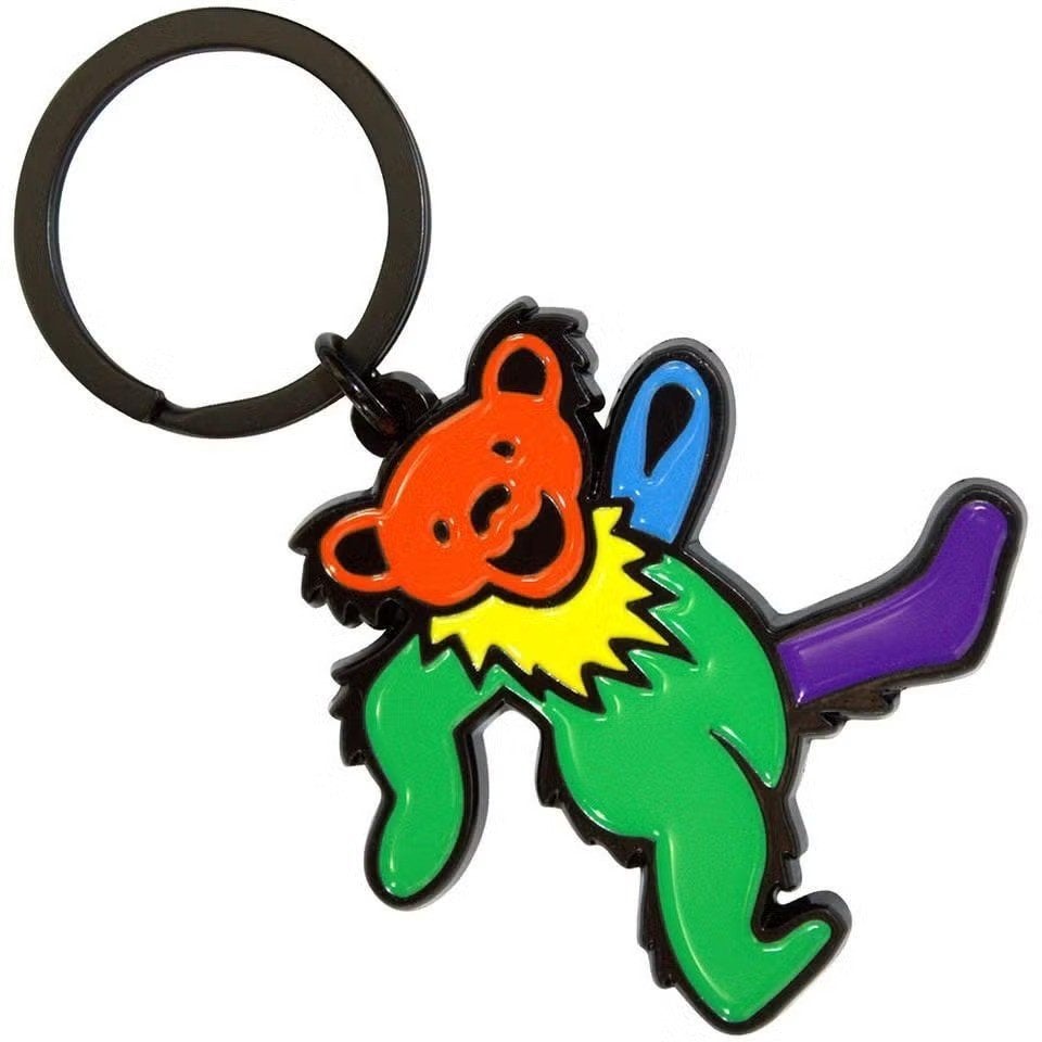Grateful Dead - Green Body Dancing Bear - Sleutelhanger, Ophalen of Verzenden, Nieuw