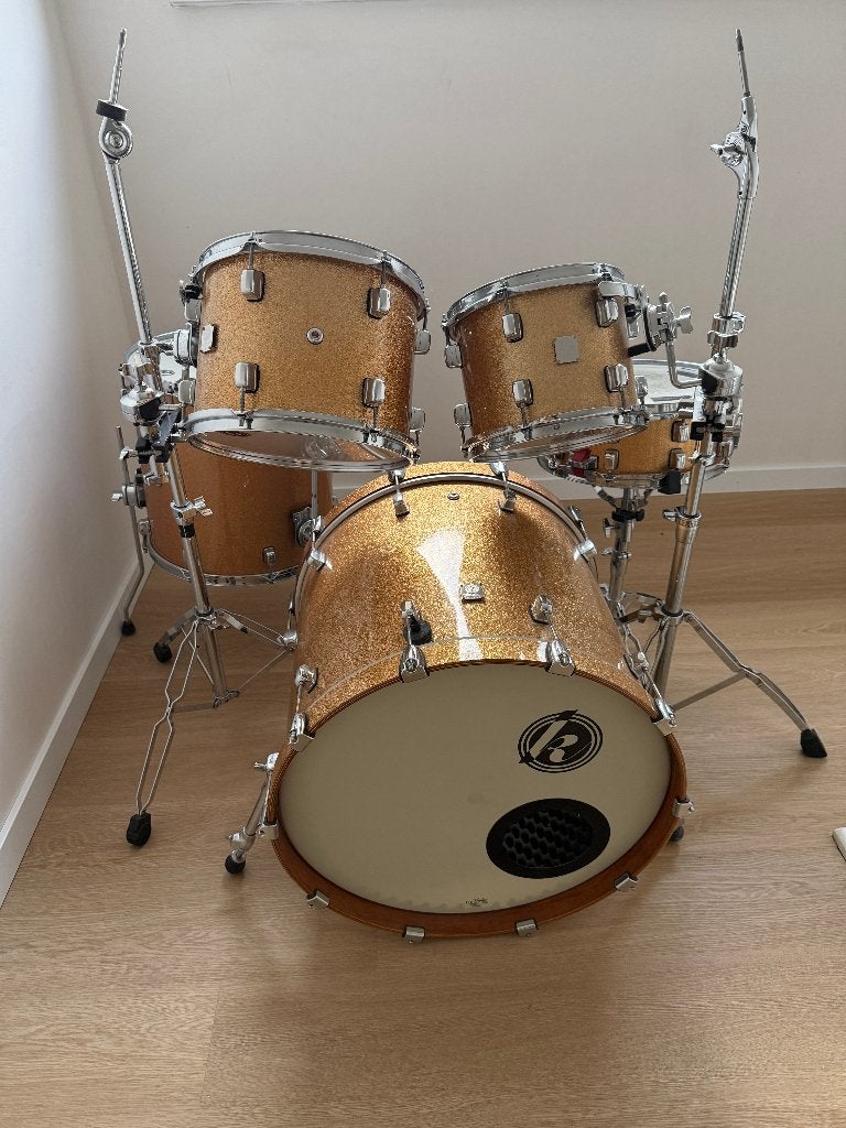 Kirchhoff Artist Bubinga Shellset (5-delig) + Adams Hoezen, Muziek en Instrumenten, Ophalen, Zo goed als nieuw, Overige merken