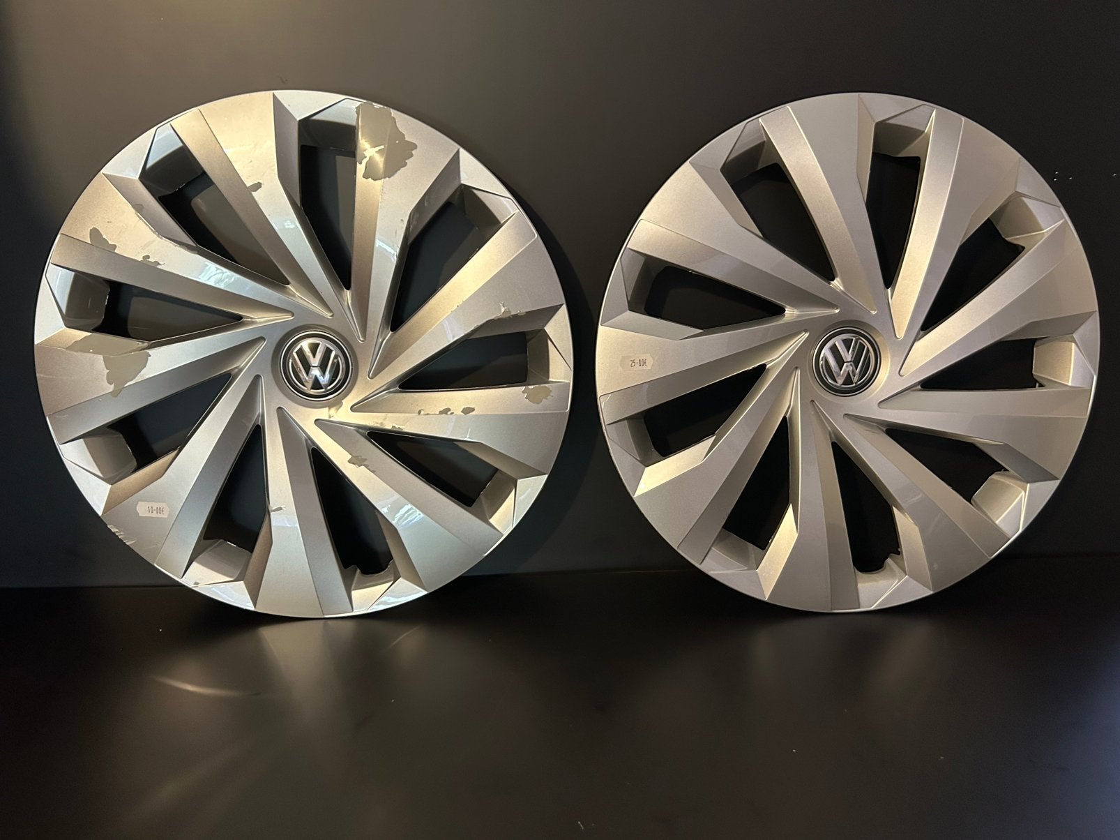 2 enjoliveurs d’origine vw polo caddy golf 5,6,7,8 en 15", Enlèvement ou Envoi, Utilisé