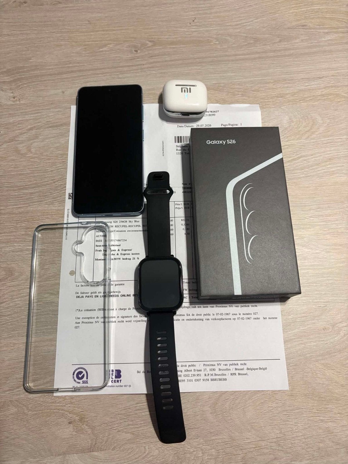 échange S26 256go + montre + oreillette, Neuf, 10 mégapixels ou plus, Enlèvement, Sans simlock