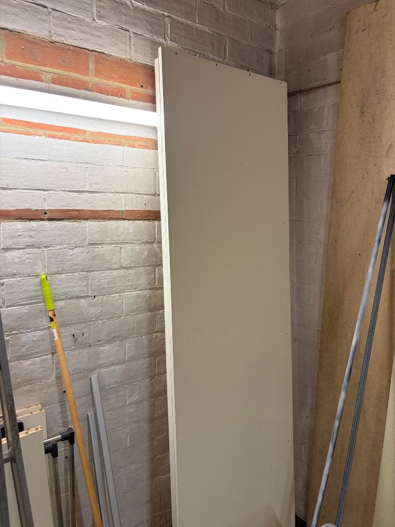 Modulaire kleerkast 220 cm hoog, 3 elementen, gedemonteerd, Ophalen, Overige materialen, Met deur(en), Gebruikt