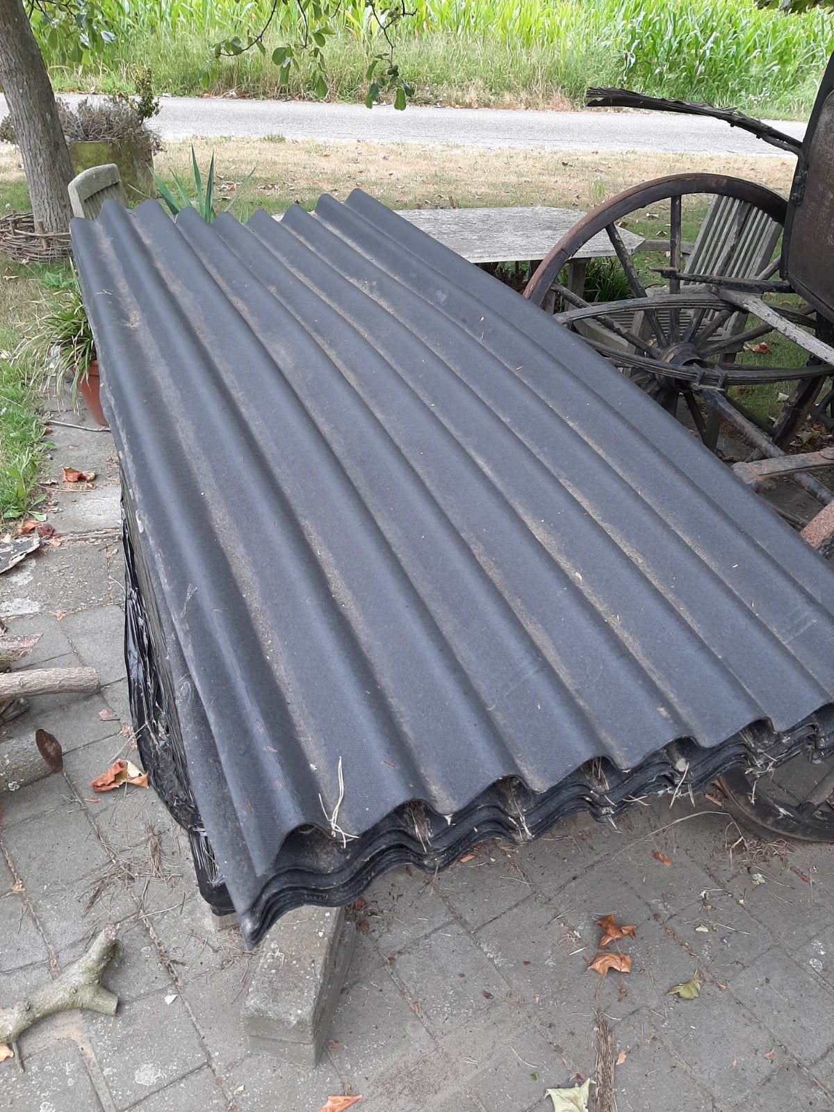 bitumen golfplaten, Doe-het-zelf en Bouw, Ophalen