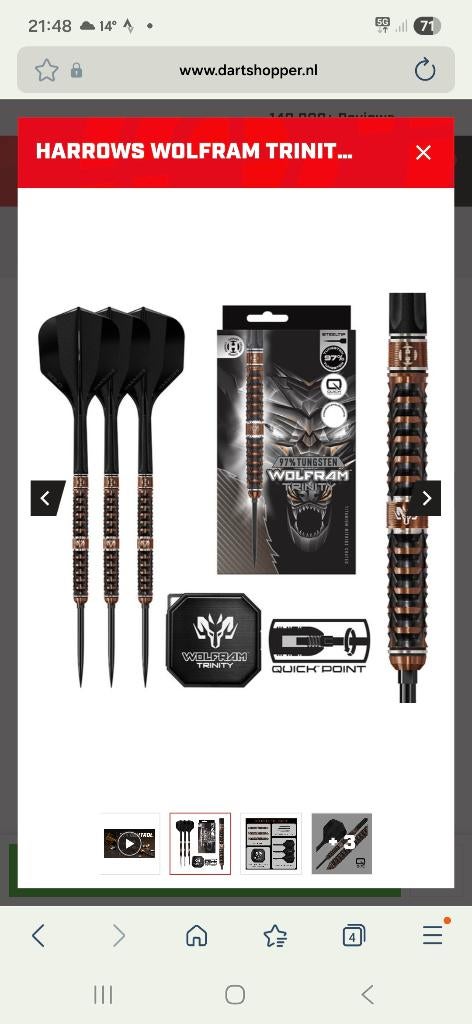 Sport darts, Sport en Fitness, Ophalen of Verzenden, Nieuw, Pijlen