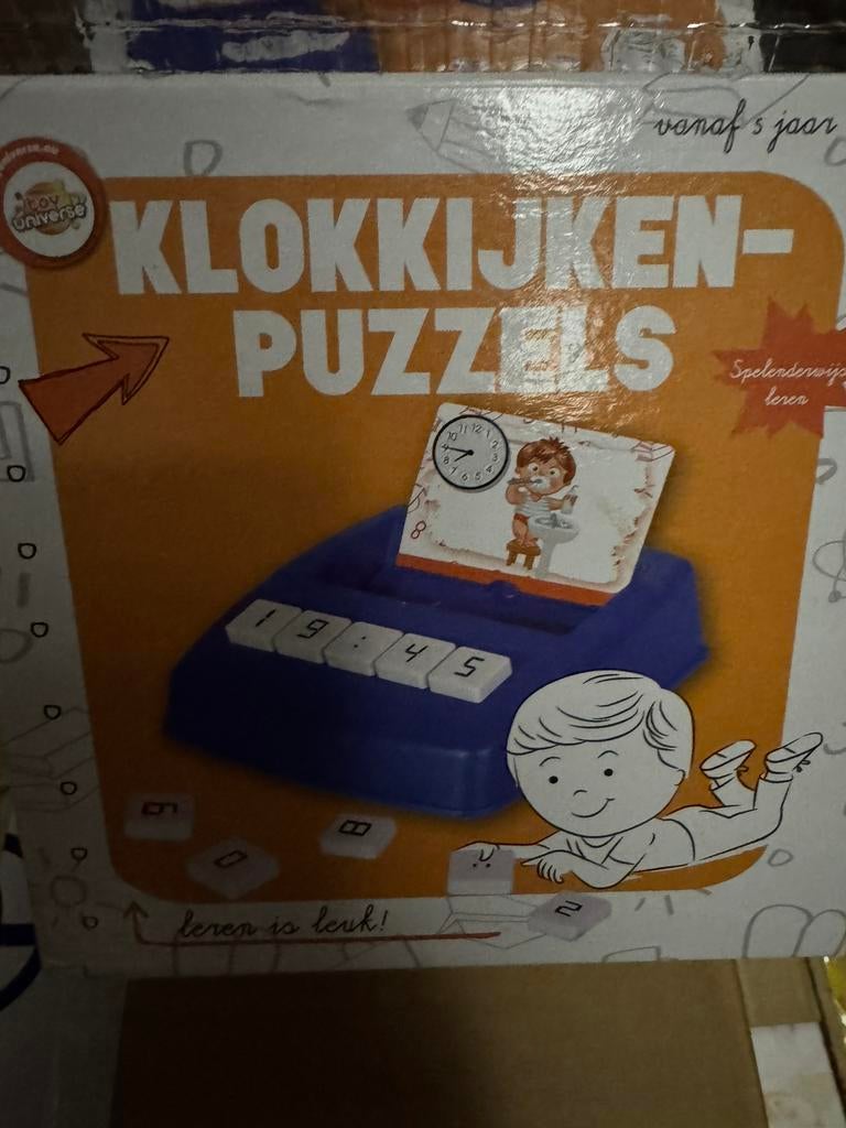 Nieuwstaat! Leren kloklezen, Enfants & Bébés, Jouets | Éducatifs & Créatifs, Enlèvement ou Envoi