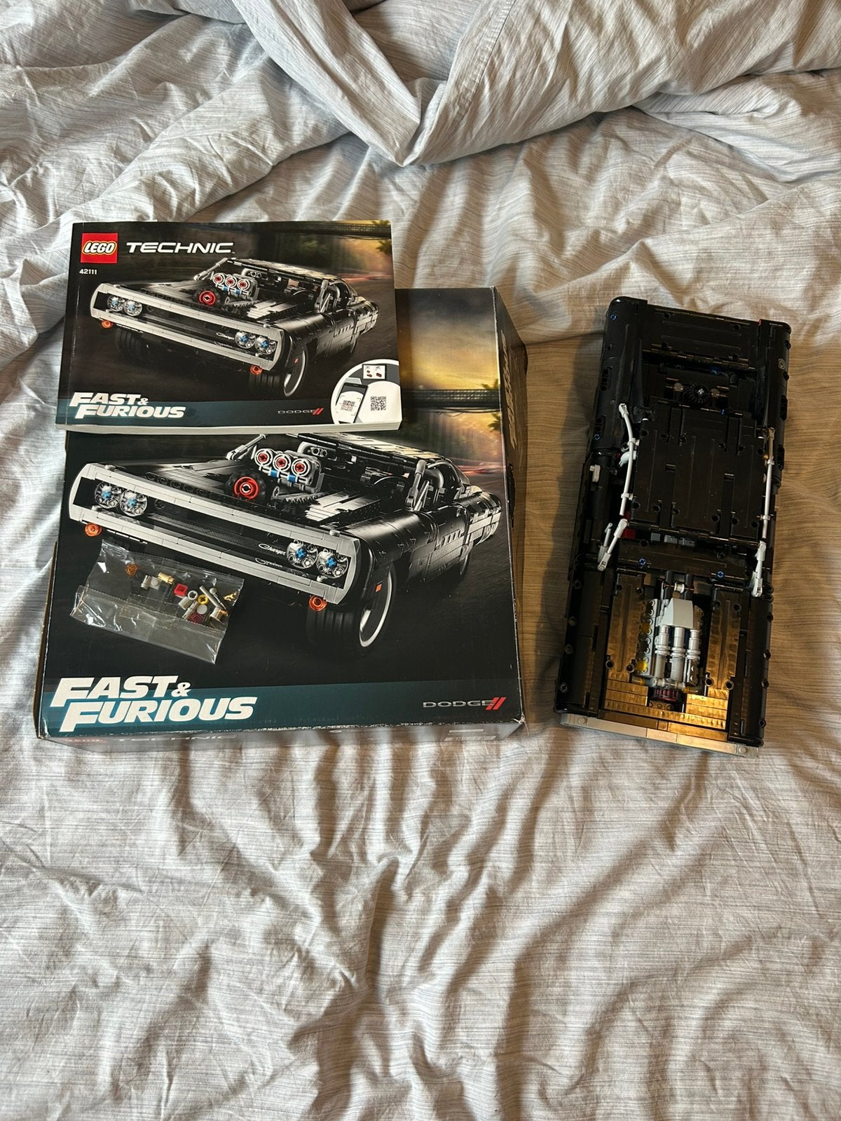 Dom’s dodge charger lego, Ophalen of Verzenden, Zo goed als nieuw, Lego