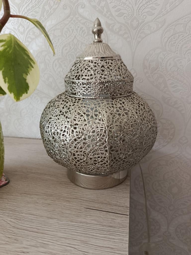Oosterse metalen lamp, Huis en Inrichting, Ophalen
