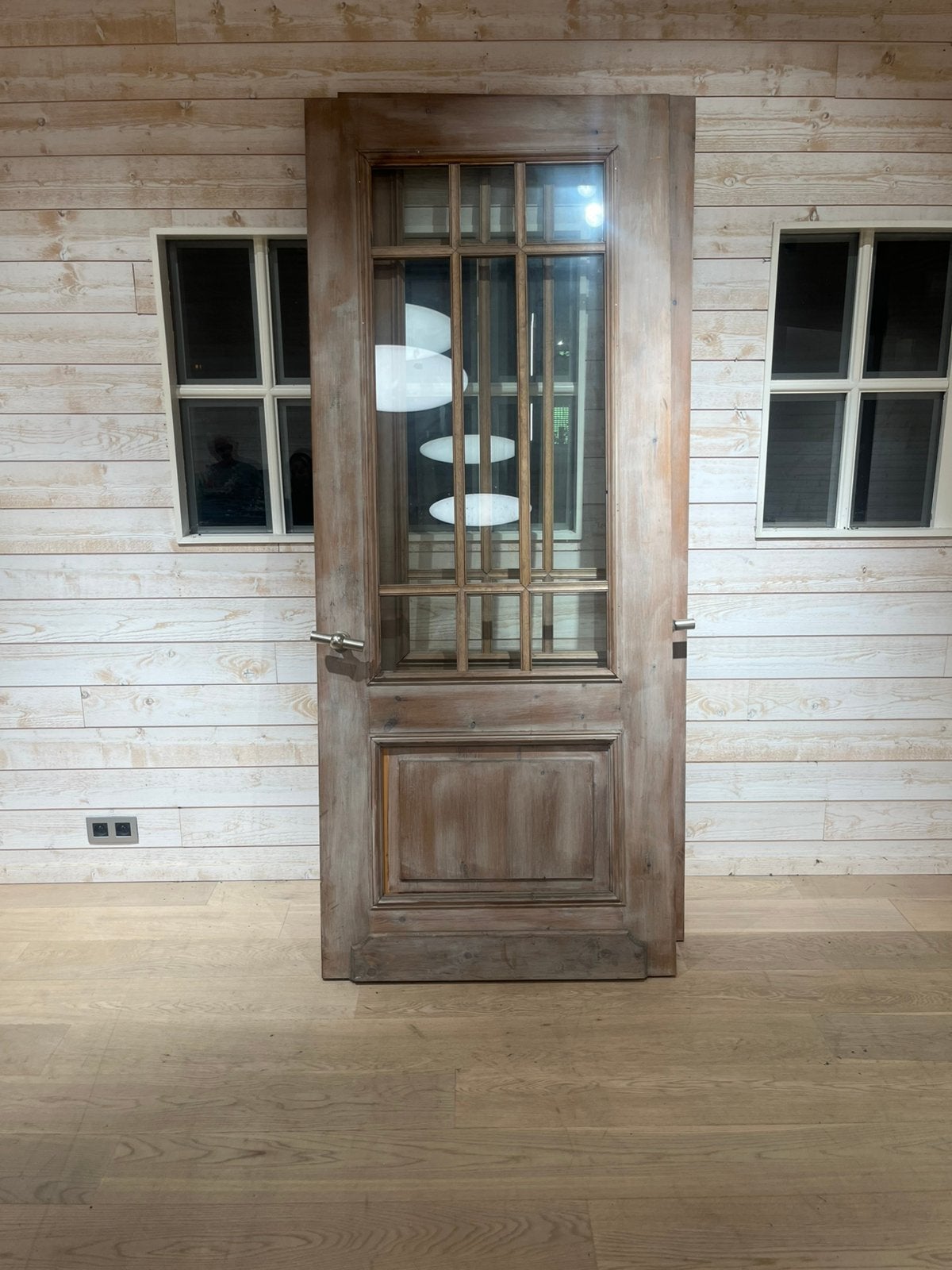 Mooie dubbele old-look deuren, Doe-het-zelf en Bouw, Ophalen, 80 tot 100 cm, 215 cm of meer, Binnendeur
