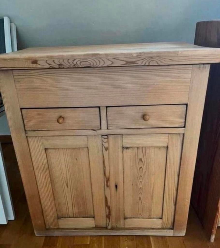 Armoire en bois massif, Antiquités & Art, Enlèvement