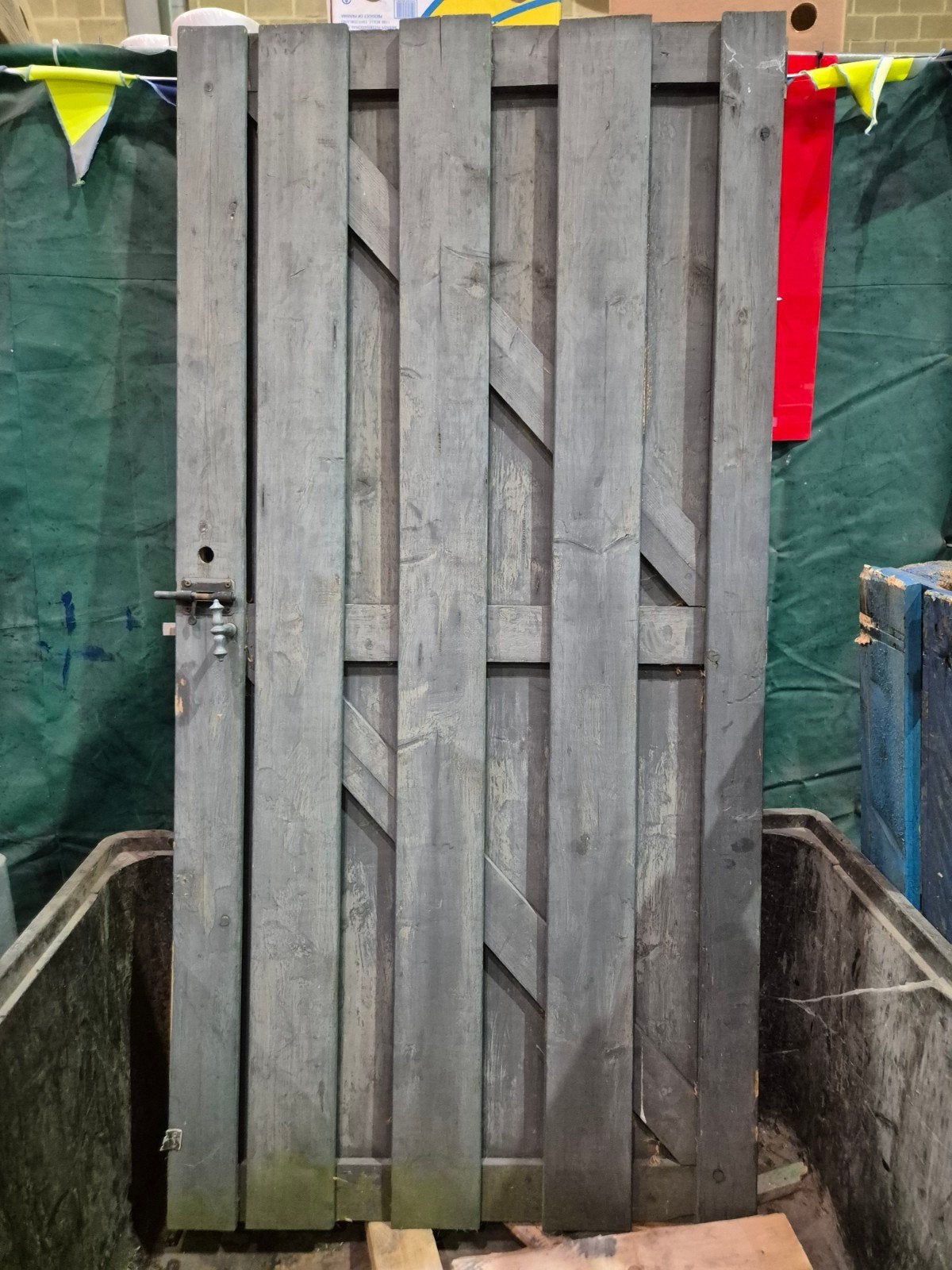 houten poort, Tuin en Terras, Schuttingen, Ophalen