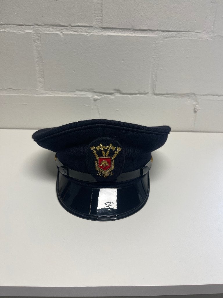 België (brandweerofficier) kepi brandweer officier antiek, Verzamelen, Ophalen