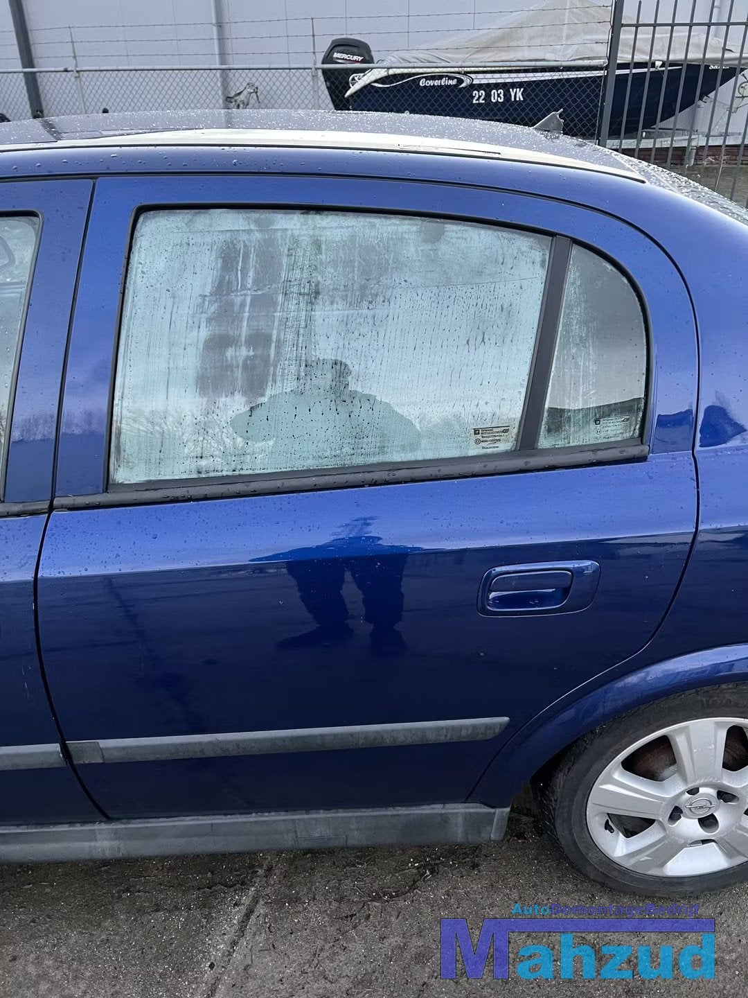 OPEL ASTRA G Blauw Z21B links achter deur portier 1997-2004, Auto-onderdelen, Gebruikt, Deur, Opel Automobile GmbH, Kontakt@opel-infoservice.de