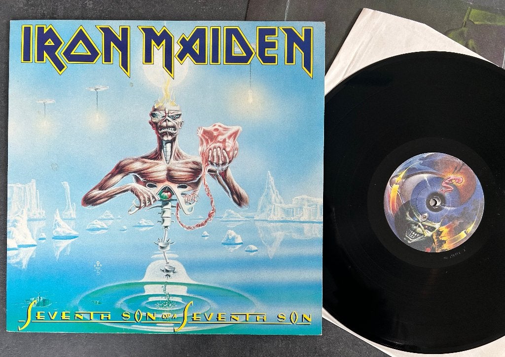IRON MAIDEN - Seventh son of a seventh son ( LP; NMINT ), LP, Ophalen of Verzenden, Zo goed als nieuw, Hardrock