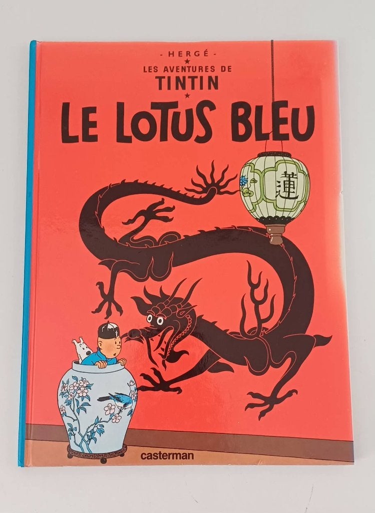 Tintin – Le Lotus bleu – Hergé – Casterman – Franstalig, Livres, Une BD, Comme neuf, Enlèvement, Hergé