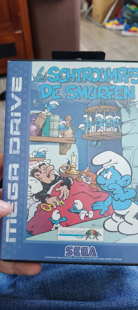 jeux sega les.schtroumpfs, Consoles de jeu & Jeux vidéo, Enlèvement ou Envoi, 2 joueurs, Aventure et Action, Comme neuf