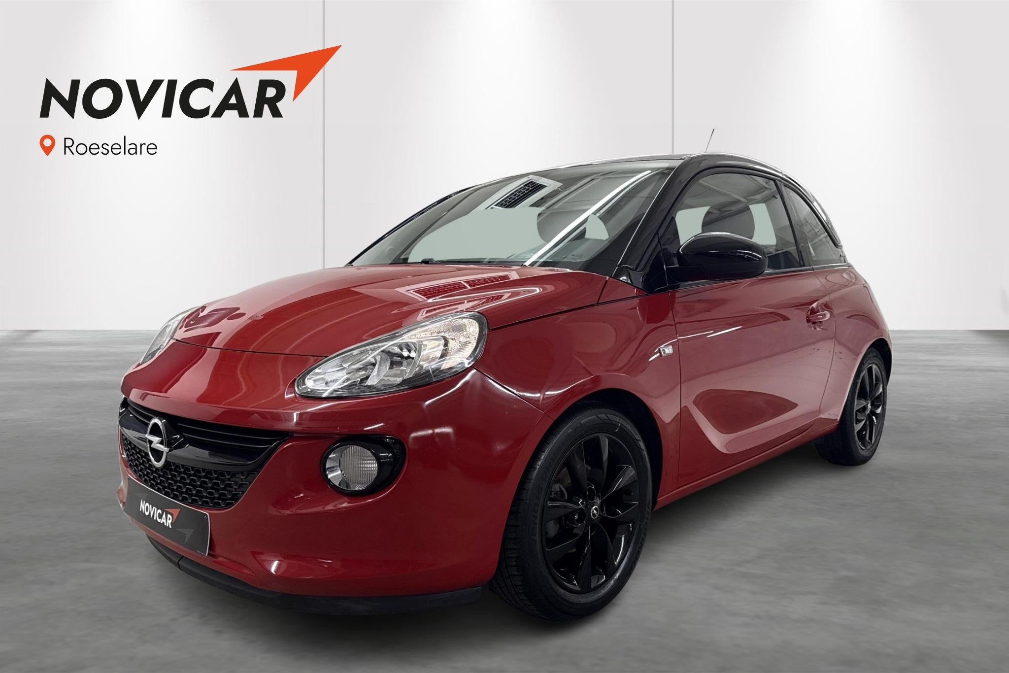 Opel ADAM 1.4 100pk S/S MT5 Adam Red 'n' Roll, Autos, Boîte manuelle, Noir, Tissu, 74 kW