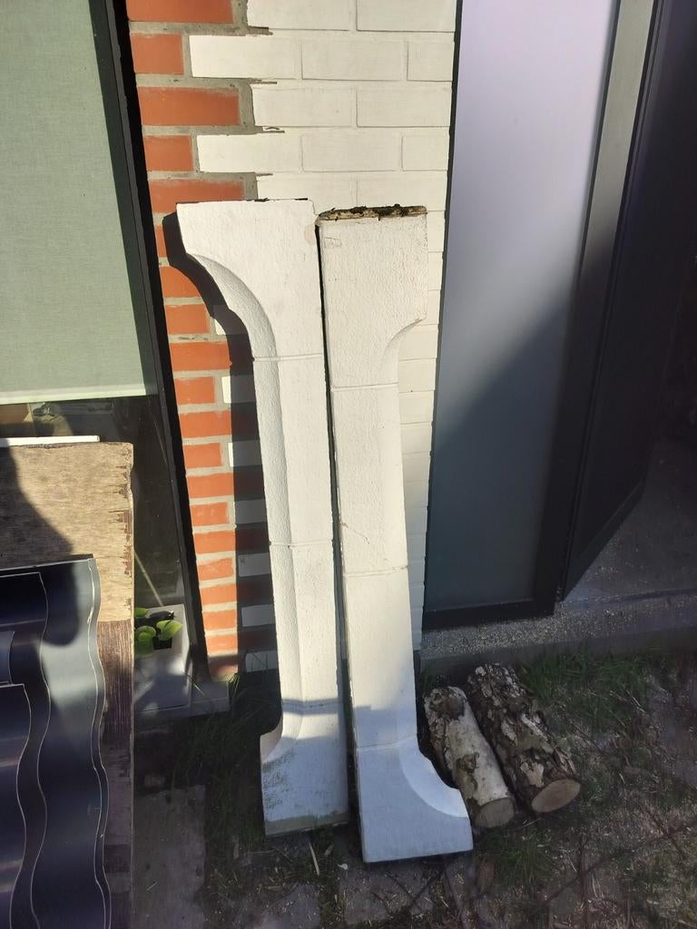 2 sierstukken haard, Enlèvement, Utilisé, Matériau naturel, 100 à 150 cm