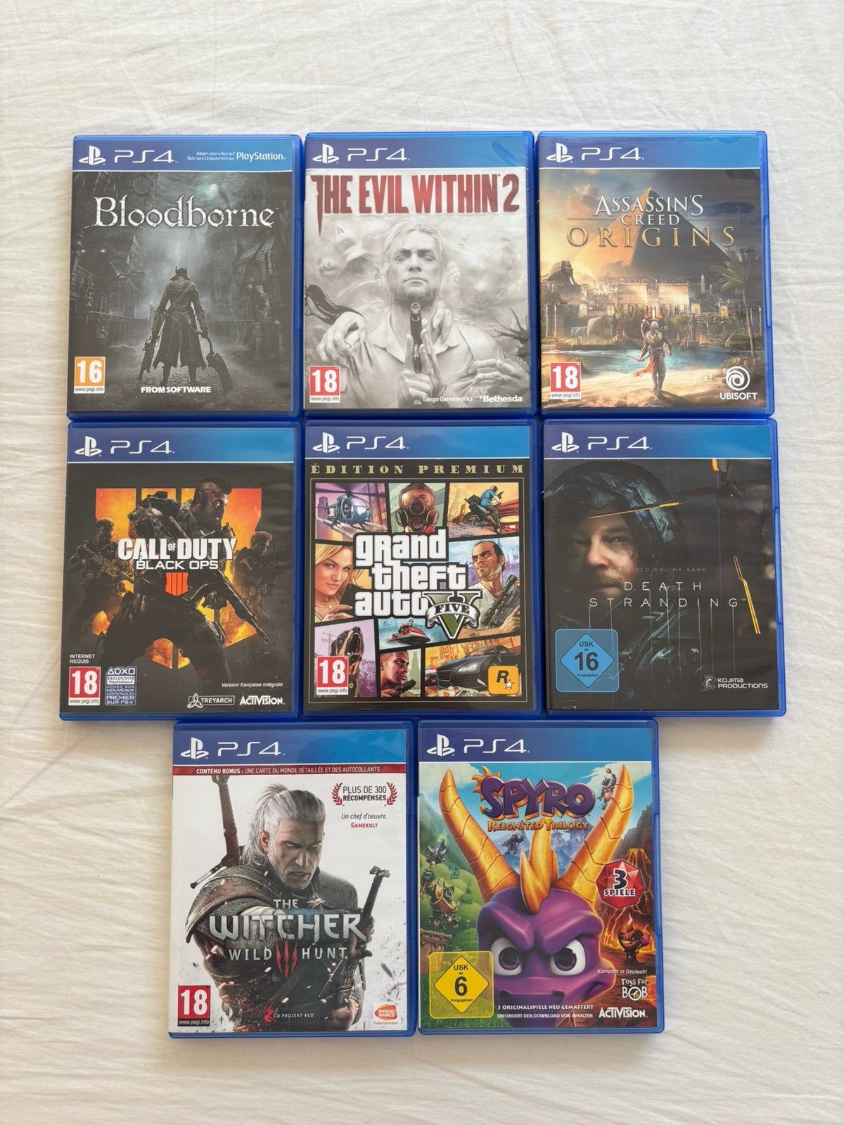Jeux PS4 (15€ le jeu), Enlèvement ou Envoi, Comme neuf