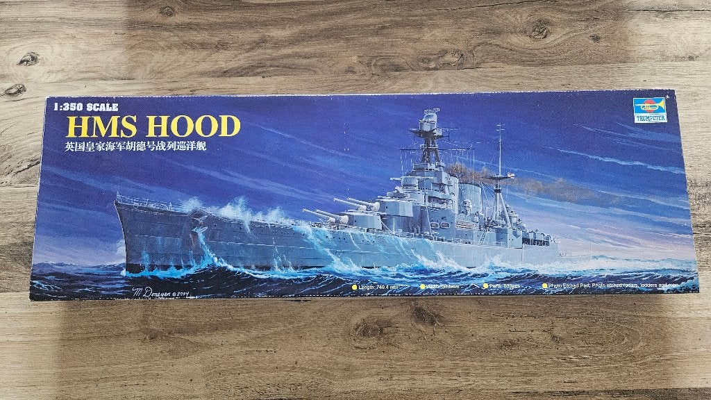 Modelbouw kit HMS Hood van Trumpeter, Enlèvement ou Envoi, Neuf, 1:200 ou moins, Autres marques