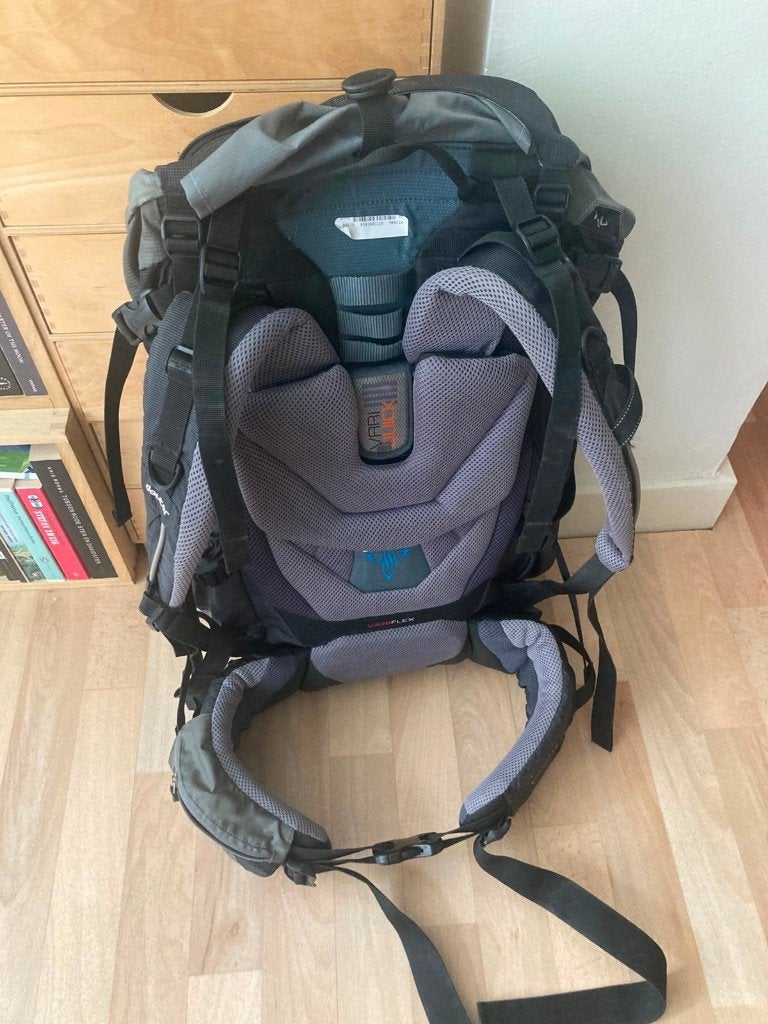 Sac à Dos Deuter Aircontact 55+10L, Sport en Fitness, Bergsport en Wandelen, Ophalen, Gebruikt, Rugzak