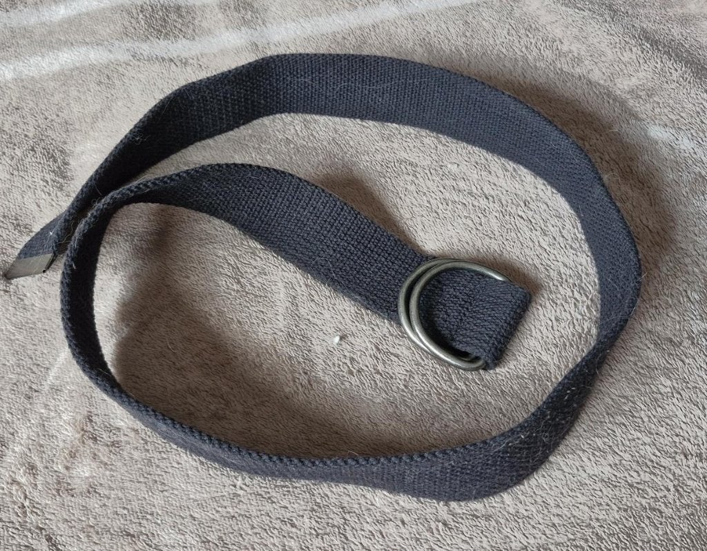 Ceinture pour homme - noire - 107 cm, Comme neuf, 105 à 115 cm, Ceinture, Noir