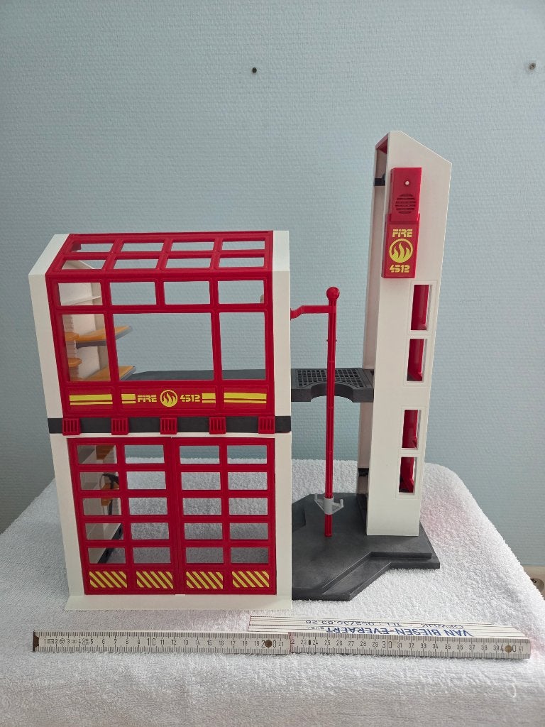Brandweerkazerne, Enfants & Bébés, Jouets | Playmobil, Bâtiment, Autres séries, Comme neuf, Enlèvement