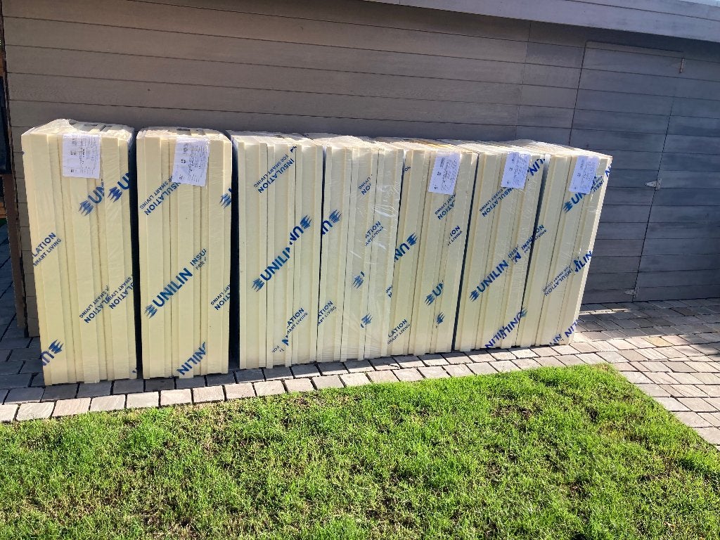 ISOLATIE UNILIN U - THERM WALL DIKTE 14 CM 7 PAKKEN, Ophalen, Nieuw, Hardschuim (Pir), 15 m² of meer