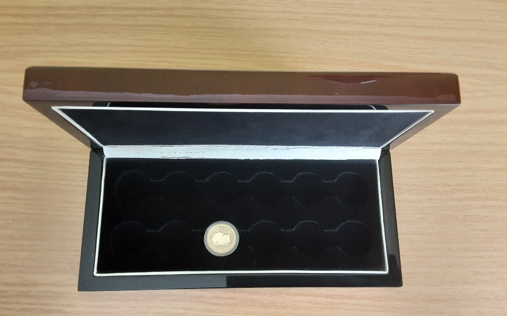 Gouden Lunar II (1/4 oz), Ophalen of Verzenden, Goud
