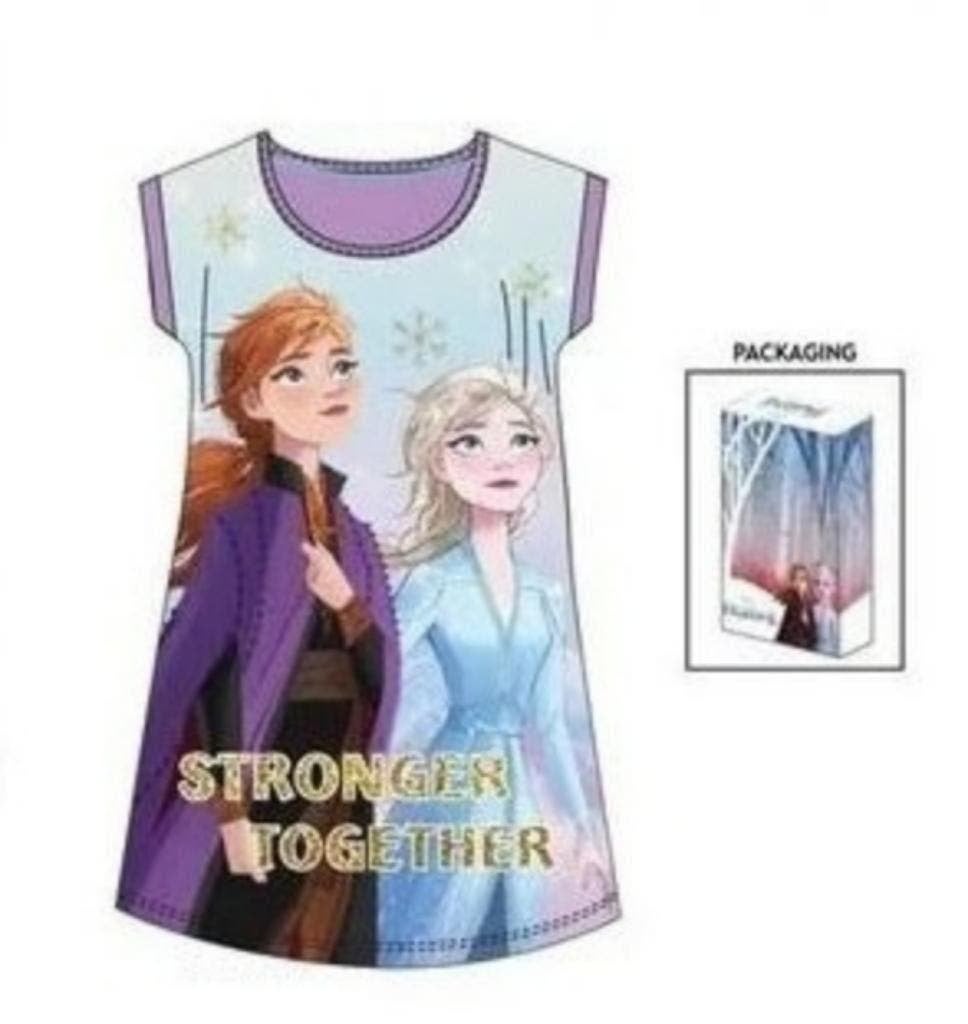 Disney Frozen Nachthemd - Paars - Maat 98 - 128 - Katoen, Kinderen en Baby's, Kinderkleding | Maat 128, Nacht- of Onderkleding