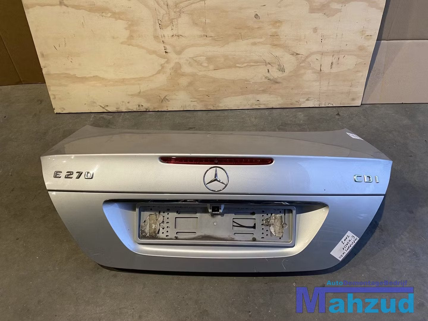 MERCEDES E KLASSE W211 Grijs achterklep compleet 2002-2009, Auto-onderdelen, Gebruikt, Mercedes-Benz AG, Deur, Mercedes-Benz