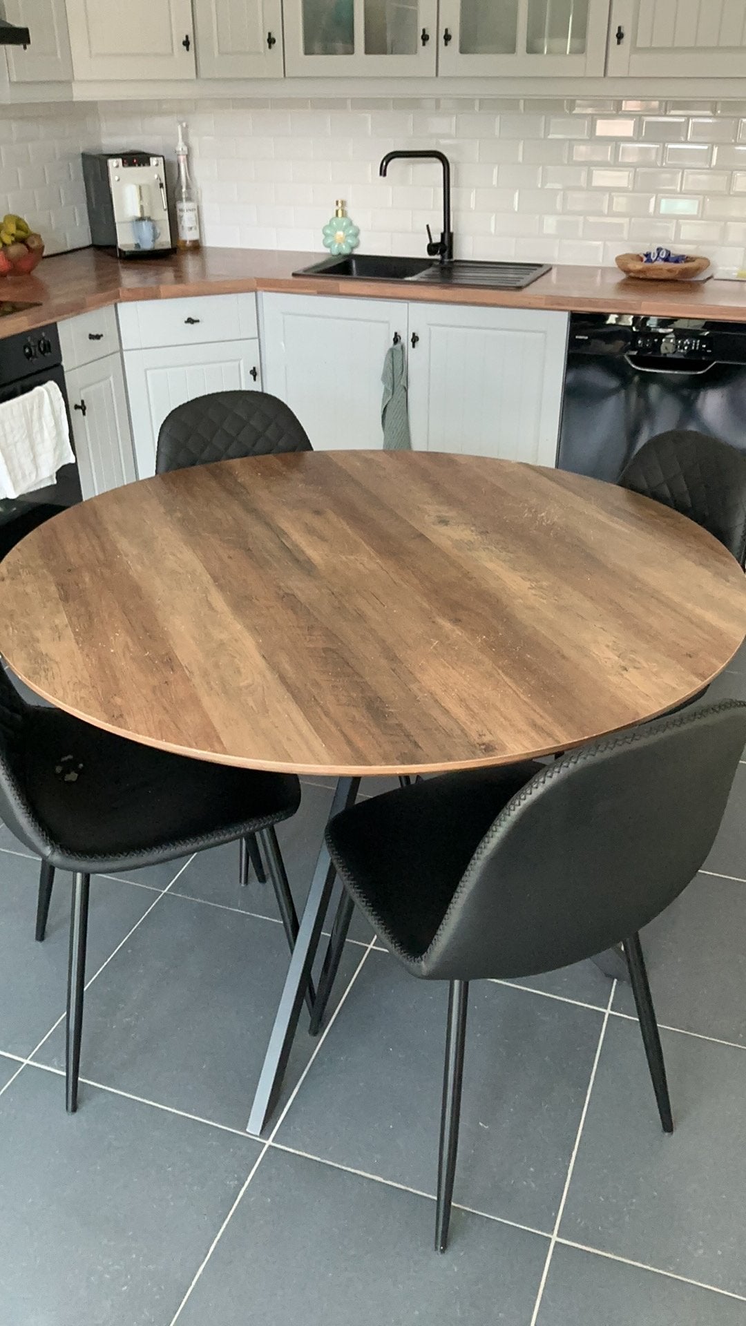 Keukentafel, Huis en Inrichting, Tafels | Eettafels, Ophalen, Zo goed als nieuw