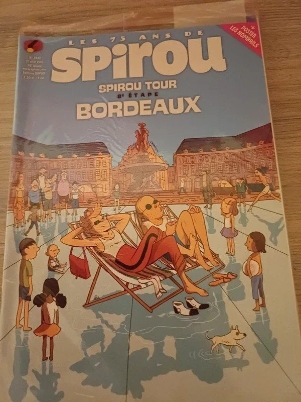 Set van 6 Spirou-kranten - jaar 2013 (nr. 3931 tot 3940), Verzenden, 1980 tot heden, Krant