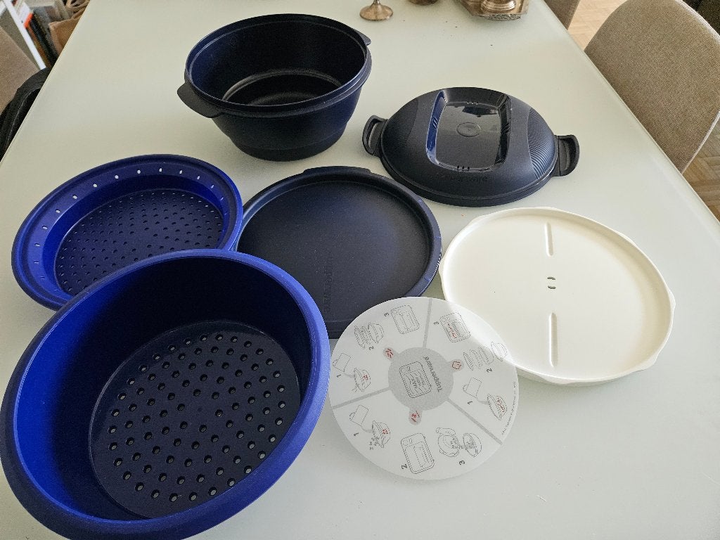 Tupperware Micro Urban Family Blauw, Verzenden, Zo goed als nieuw, Blauw